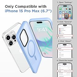 GONEZ Magnetic for iPhone 15 Pro Max