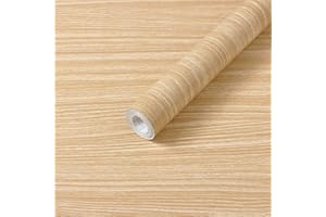 Heroad Contact Paper Peel and Stick Wallpaper Wood Contact Paper for Cabinets and Drawers Countertops Modern Natural Light Wood Grain Oak Maple Cherry Removable Paper Vinyl