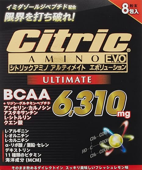 Amazon シトリックアミノ Citric Amino アスリート向け アルティメイト エボリューション 7 5g 8袋入 5279 シトリック aa