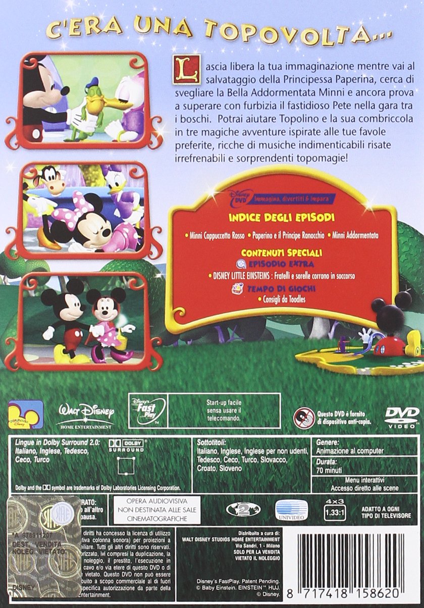 La Casa Di Topolino Cofanetto Speciale Topolino 3 Dvds It Import