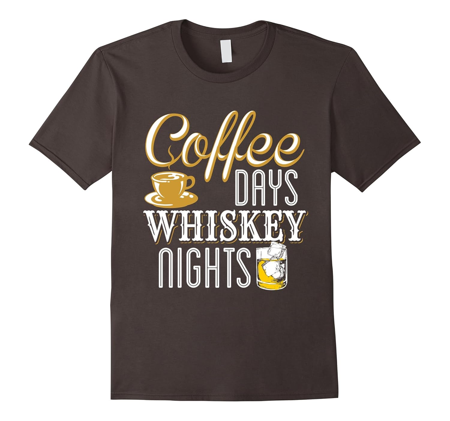 Coffee Days and Whiskey Nights ShirtArt Artvinatee