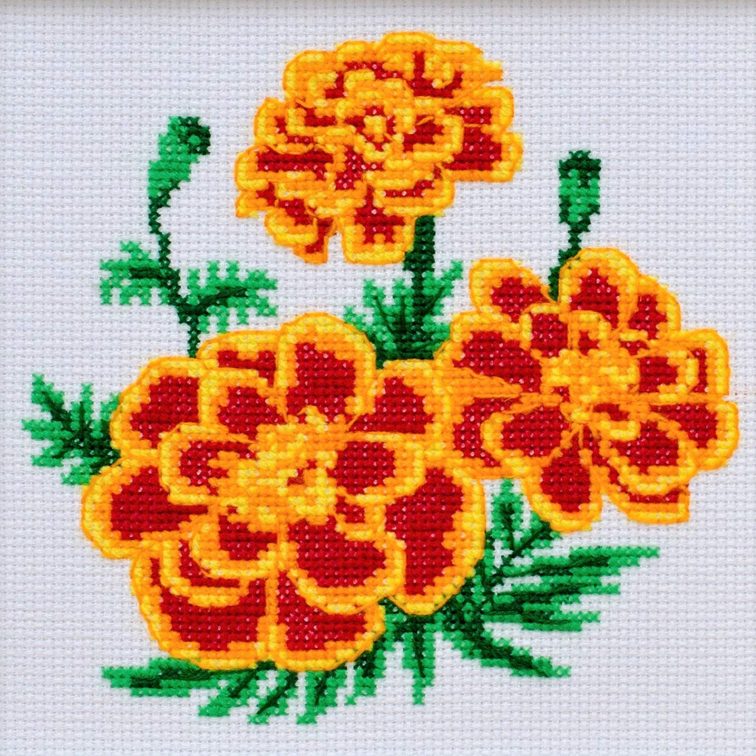 VDV Cross Stitch Kit - Marigolds