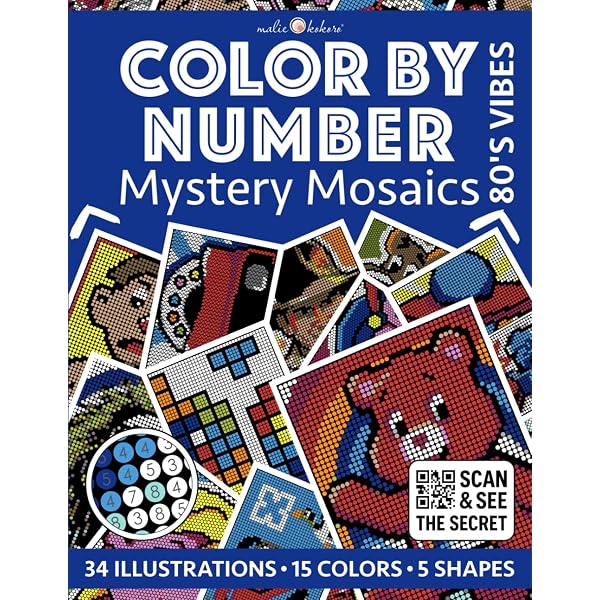 Color by Number: 90's Vibes [Premium Print] - Mystery Mosaics