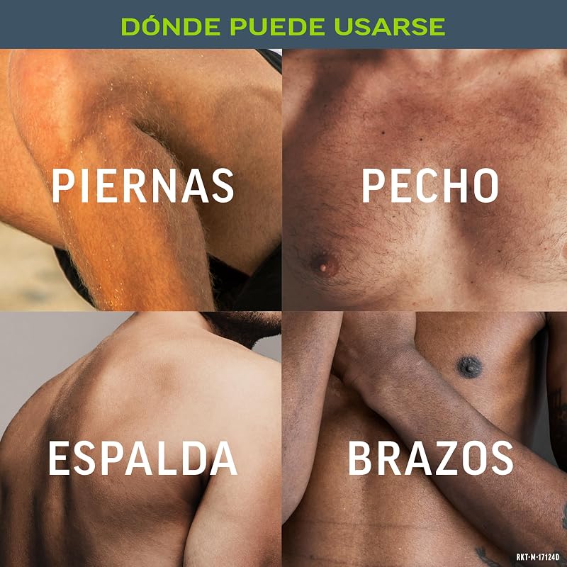 Crema Depilatoria Masculina para el Cuerpo Piel Normal, 200ml