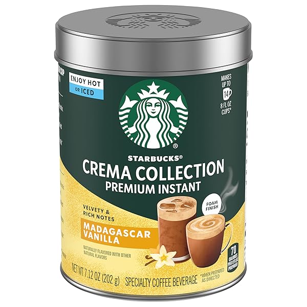 STARBUCKS, MADAGASCAR VANILLA CREMA COLLECTION PREMIUM INSTANT COFFEE...