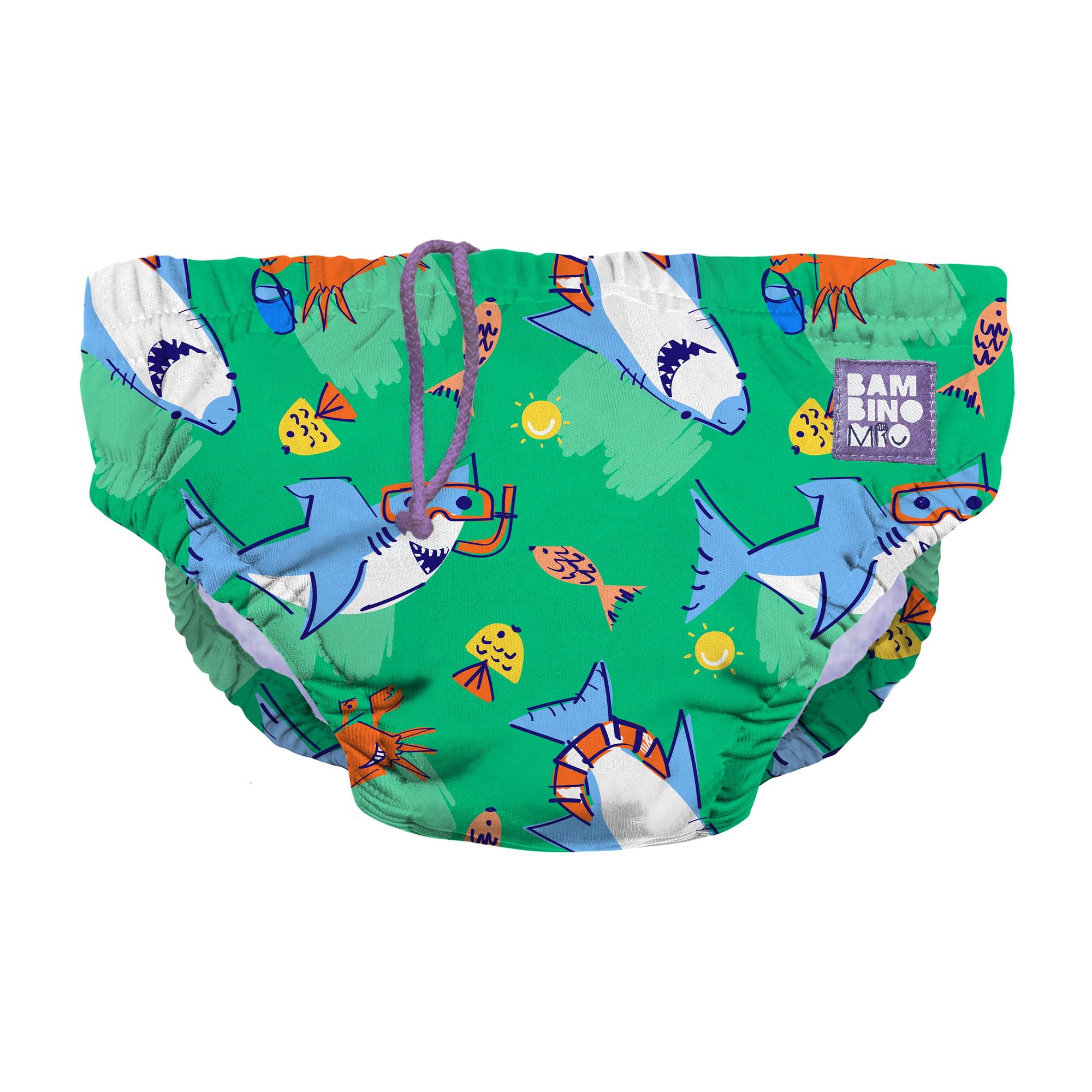 Bambino Mio Baby and Toddler Reusable Swim Nappy Pant, 2-3 Years, Finn, Boys and Girls
