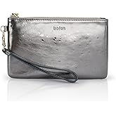 befen Genuine Leather Wristlet Clutch RFID Blocking Bag Cell Phone Wallet Purse Wristlet Wallet Purses and Handbags for Women