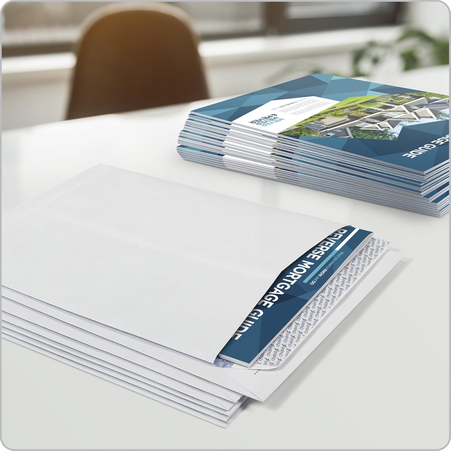 Ampad Fastrip Security Catalog Envelope, 9 Inch x 12 Inch, Peel & Seal Adhesive, Security Tint, Tear-Away Quick-Open Strip, White, 100 Per Box (73127) : Office Products