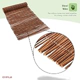 Oypla Natural Willow Outdoor Garden Fencing Screen 1m x 4m Roll view 5