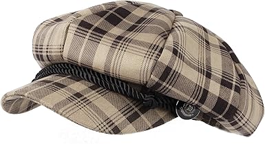 Plaid paperboy hat Clearance