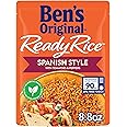 BEN'S ORIGINAL Ready Rice Spanish Style Flavored Rice, Easy Dinner Side, 8.8 oz Pouch