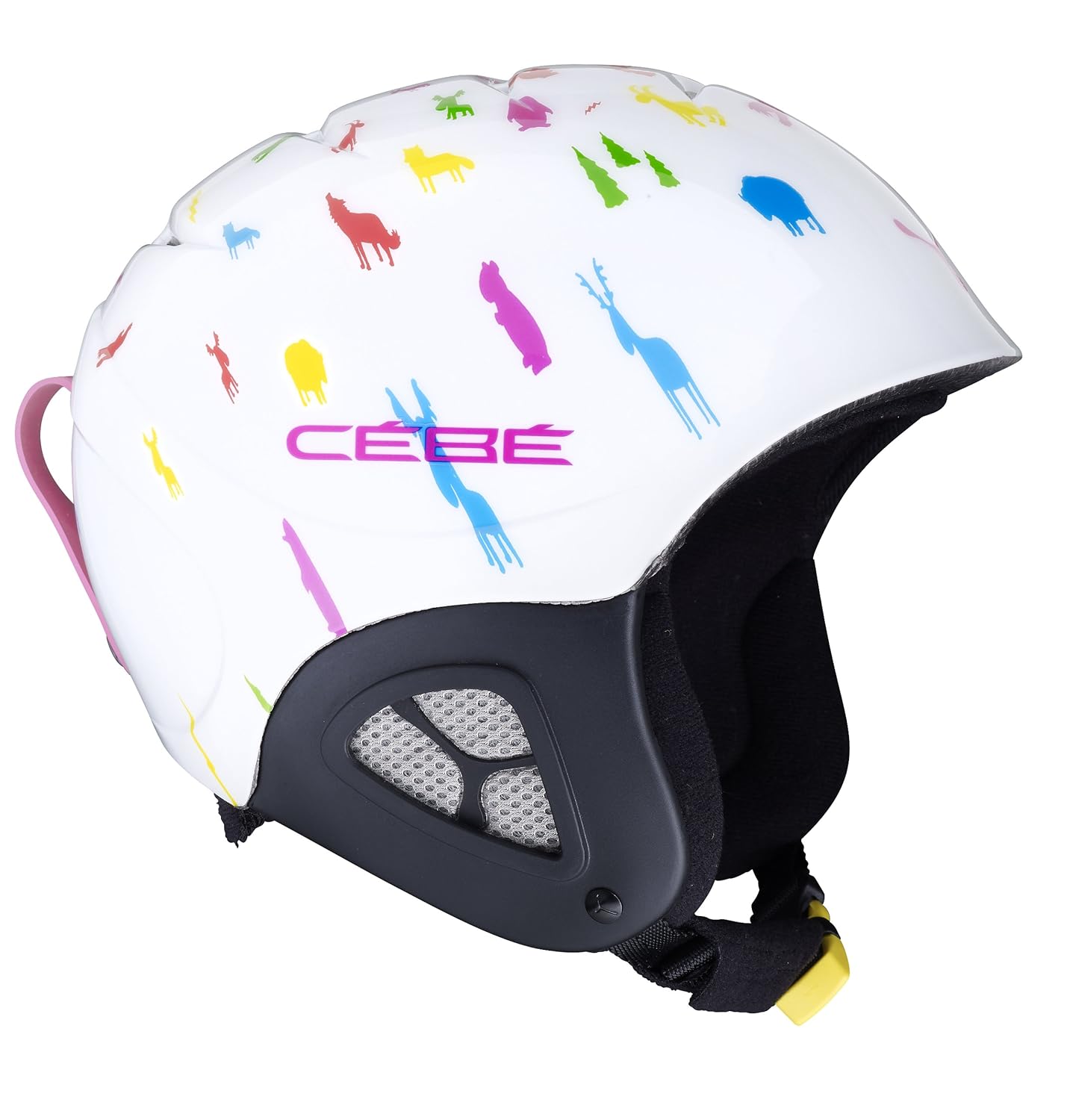 Cébé Pluma Basics Casco de esquí para niños diseño de animales