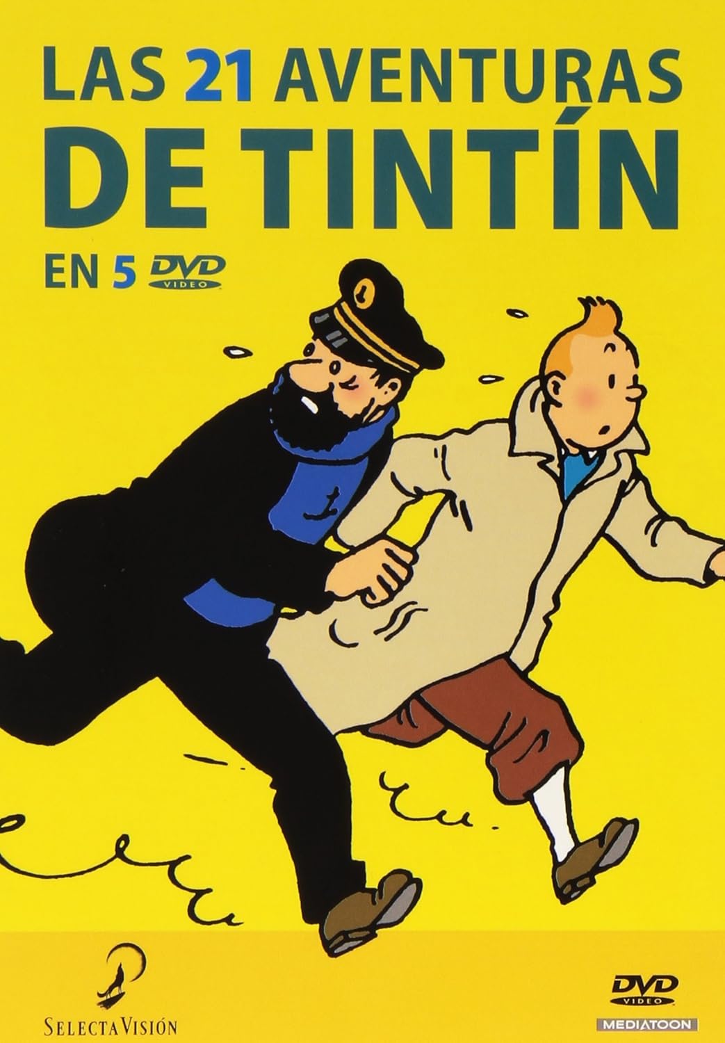 Las 21 Aventuras De Tintín - Pck 3 (5) [DVD]: Amazon.es: Animación, Stéphane Bernasconi, Animación, N/A: Cine y Series TV