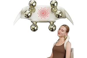 SKG Neck Massager for Pain Relief Deep Tissue Shiatsu Neck and Shoulder Massger with Heat Flex Massager H7 Ultra E