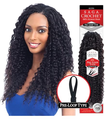 Amazon.com : SHAKE-N-GO Saga Human Hair Crochet Braid Standard