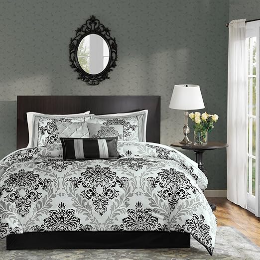 Amazon Com Madison Park Mp10 513 Bella 7 Piece Comforter Set