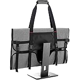 Trunab Carrying Case for 24" Monitors/LCD Screens Compatible with iMac 21.5"/24", Protective Monitor Travel Bag with Padded Velvet Lining (Patented Design)