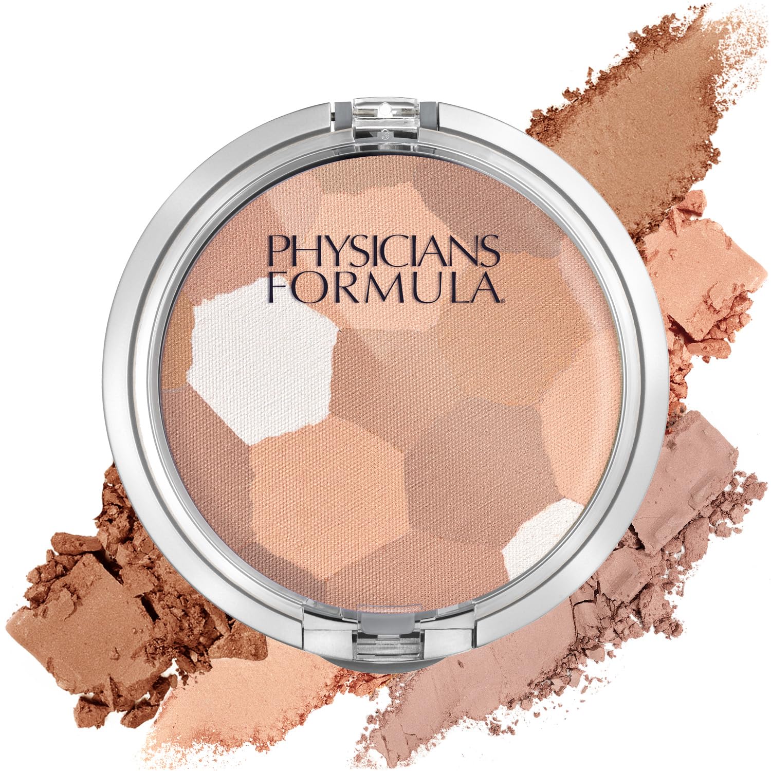 Photo 1 of Physicians Formula Setting Powder Palette Multi-Colored Pressed Finishing Powder, Natural Coverage, Beige, Dermatologist Tested, Clinicially Tested