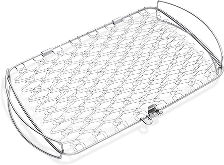 Amazon Com Weber 6471 Original Stainless Steel Fish Basket