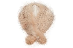 Futrzane Classic Shawl - Faux Fur Stoles Wraps for Women - Large Fake Fur Scarf