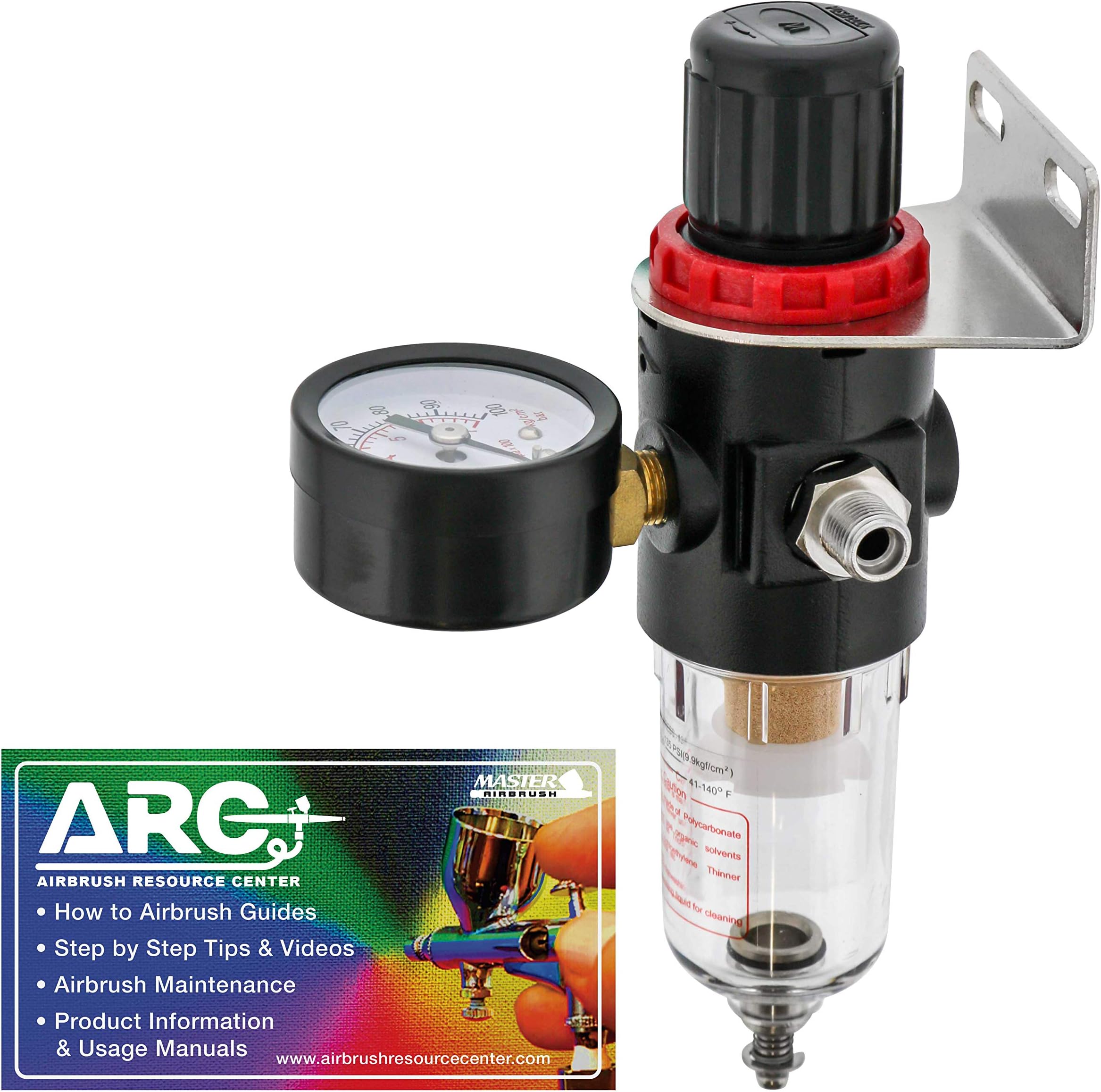 Airbrush Compressor AIR REGULATOR Moisture Filter/Brush