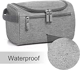 Etercycle Hanging Wash Bag Travel Toiletry Bag Grey Waterproof Oxford view 5