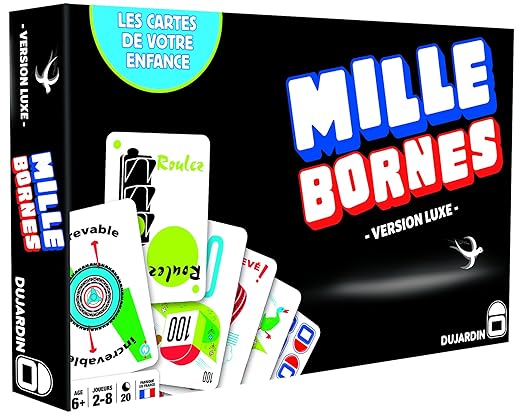 Dujardin - Juego de mesa 1000 Bornes, Serie negro, El juego del ...