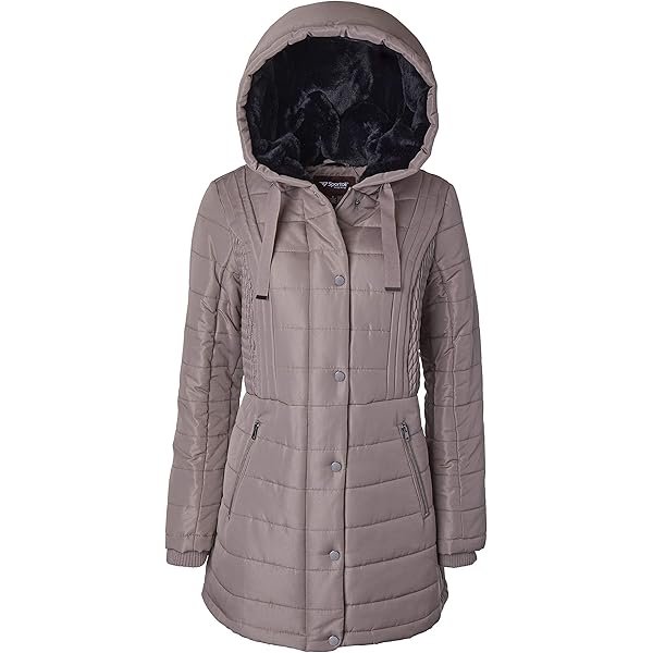 Amazon.com: Women Midlength Down Alternative Quilt Winter