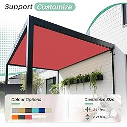 SunnyRoyal 17'x27' Sun Shade Sail Straight Edge