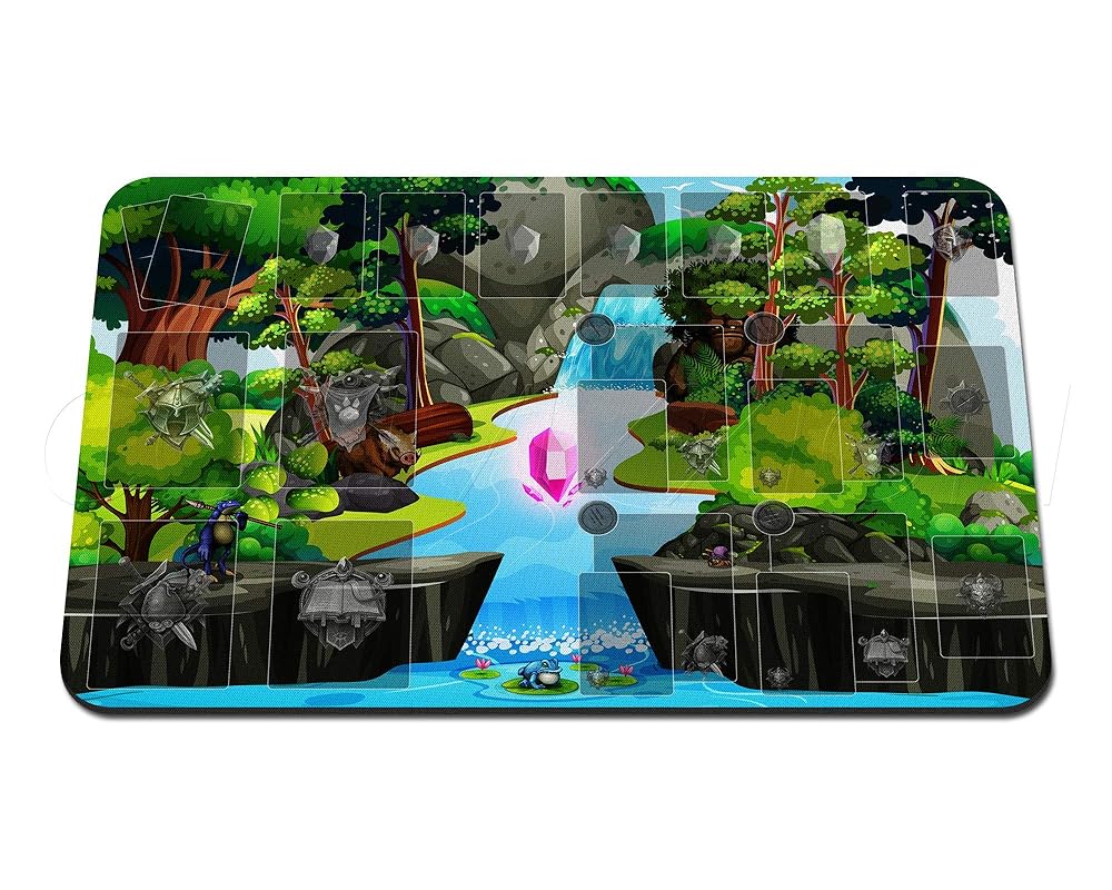 Tiny Epic Tactics Playmat Neoprene Solo Player Mat for Card