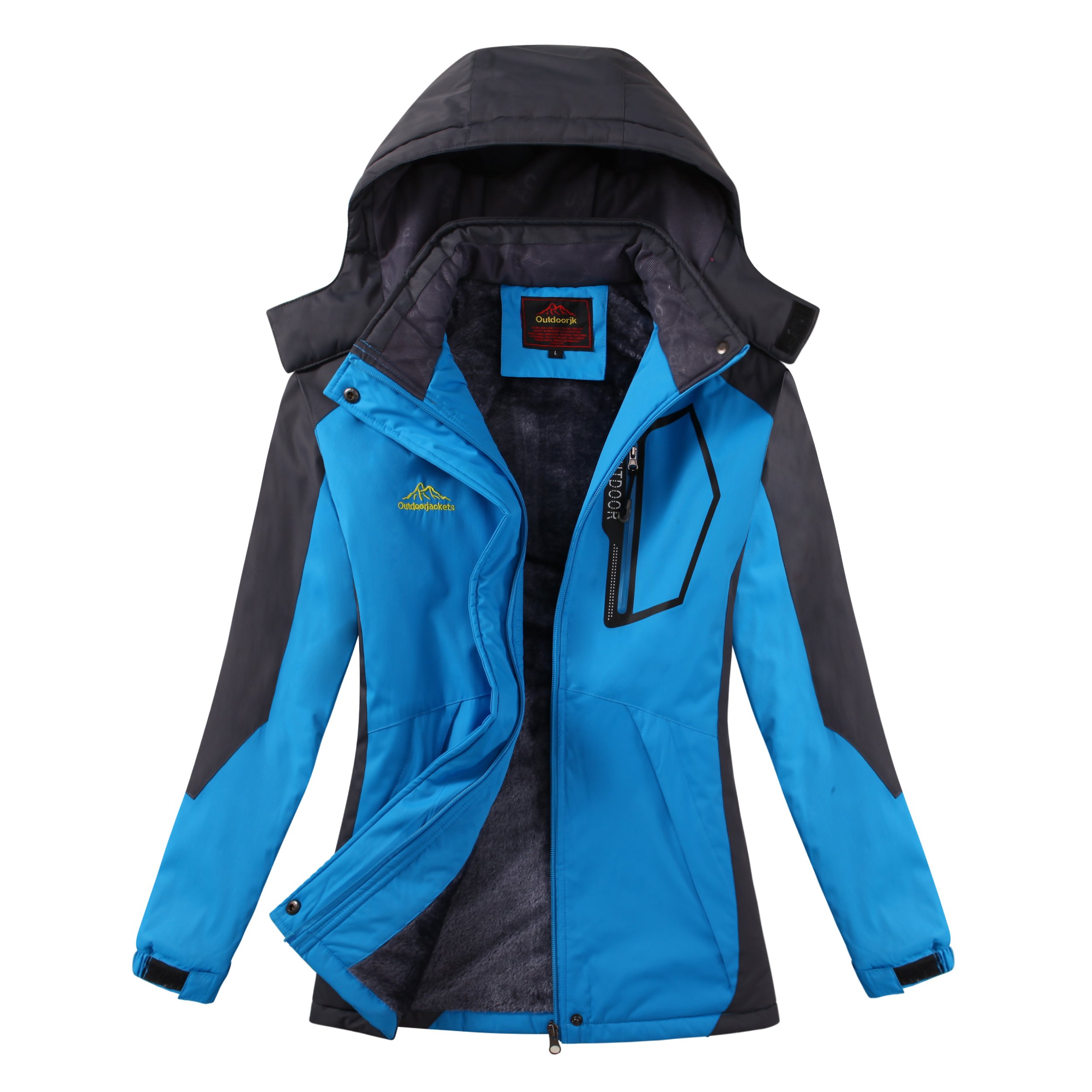 Magcomsen Womens Waterproof Snowboarding Warm Fleece Ski Jackets
