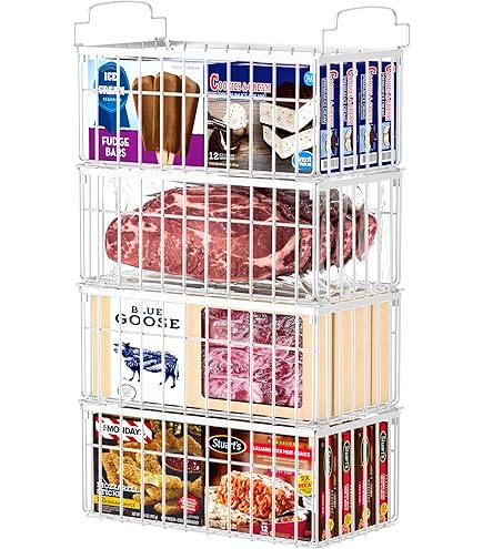 Amazon.com: 17.5 Inch Freezer Wire Basket Organizer Bins