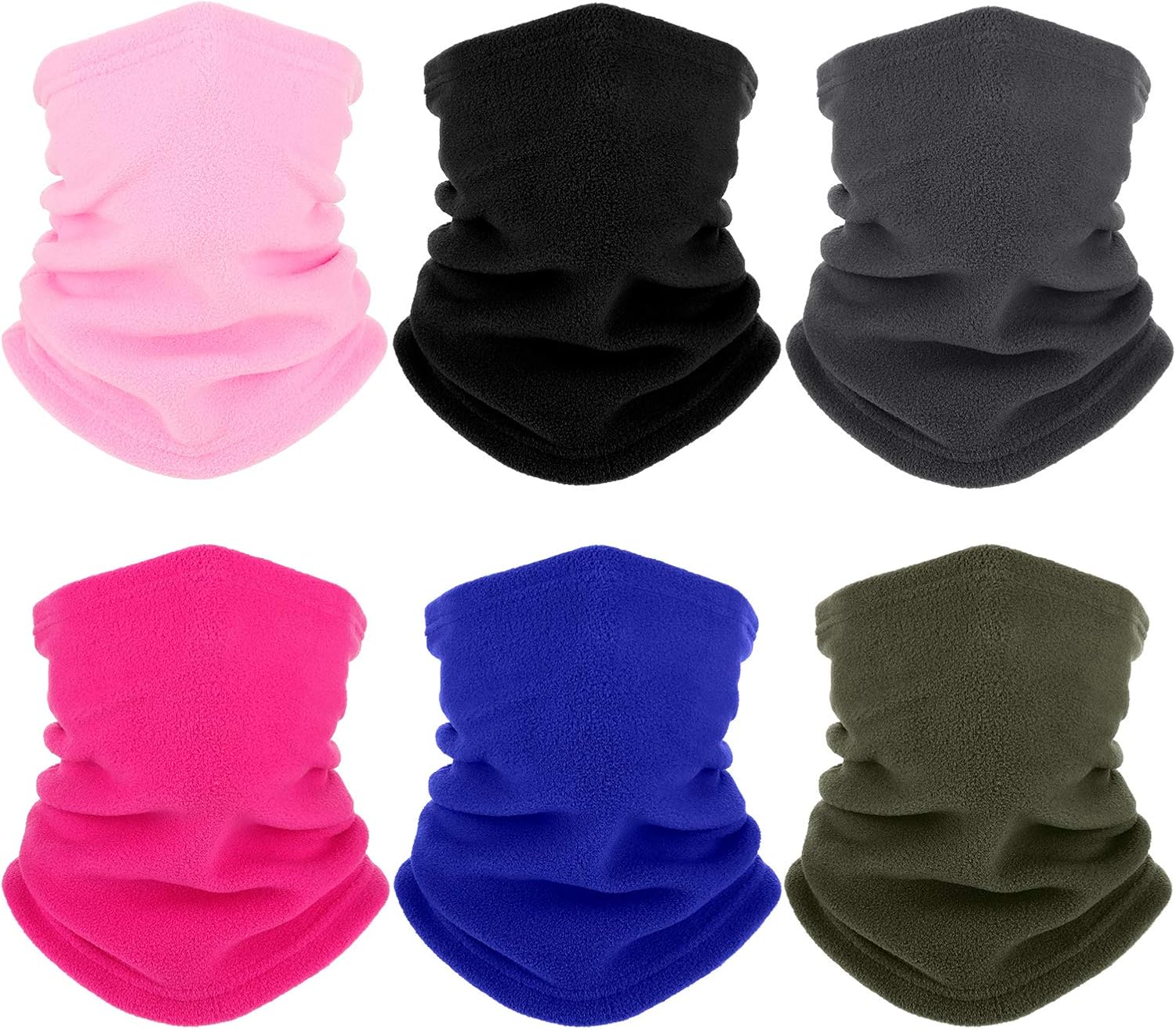 Cache-Cou Polaire Doux Et Chaud Pour Enfants 1-5 Ans – Rose Mignon, Écharpe Tube Épaisse Hiver, Super Confortable !