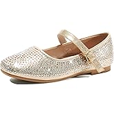 shoeslocker Girl Dress Shoes-Little Girl Mary Jane Shoes Wedding Party Casual Soft Walking
