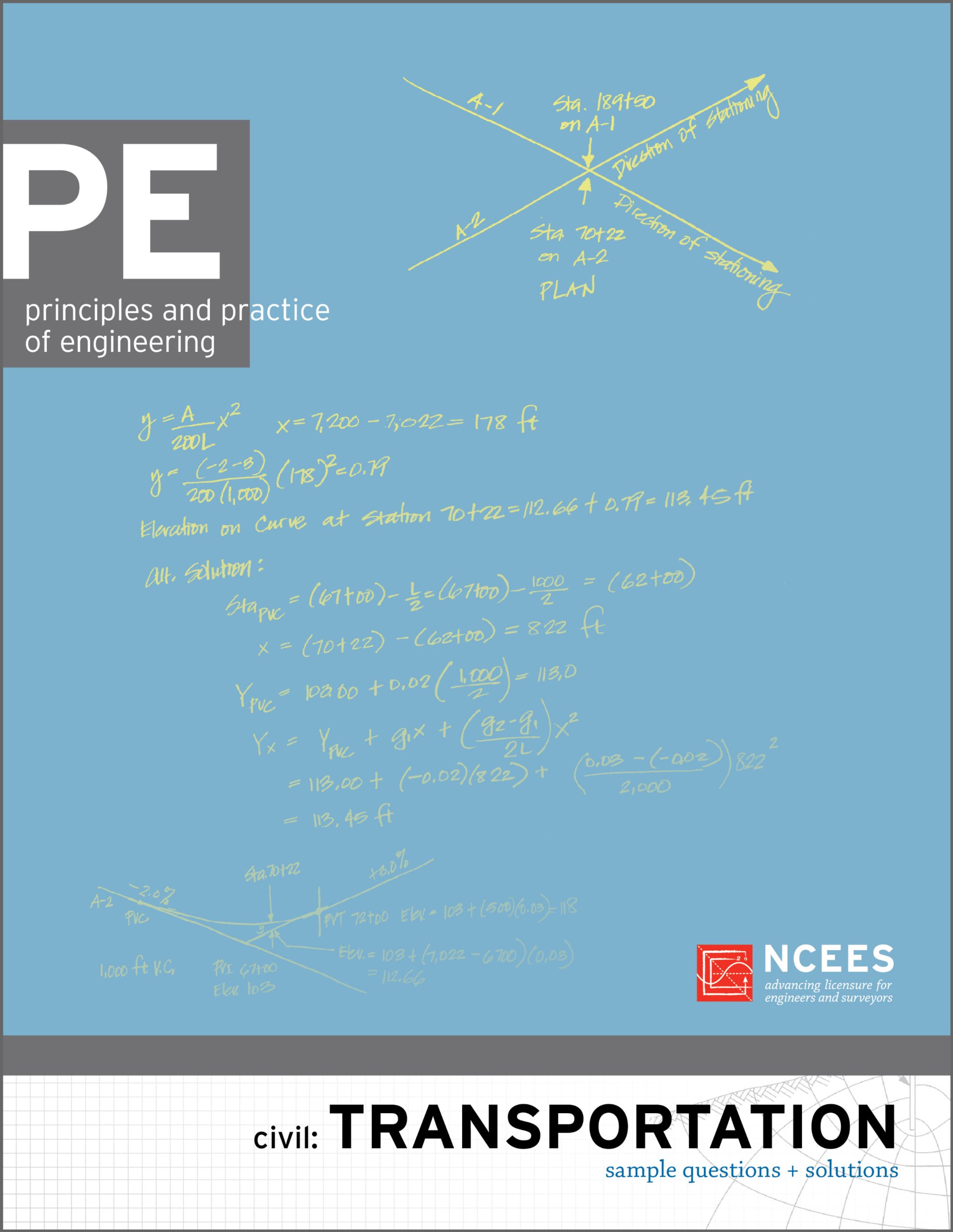 PE Civil: Transportation Sample Questions and Solutions: NCEES:  9781932613643: Amazon.com