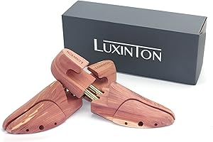 Luxinton 'Luka' Men's Twin Tubed Cedar Shoe Tree with Hooked Heel