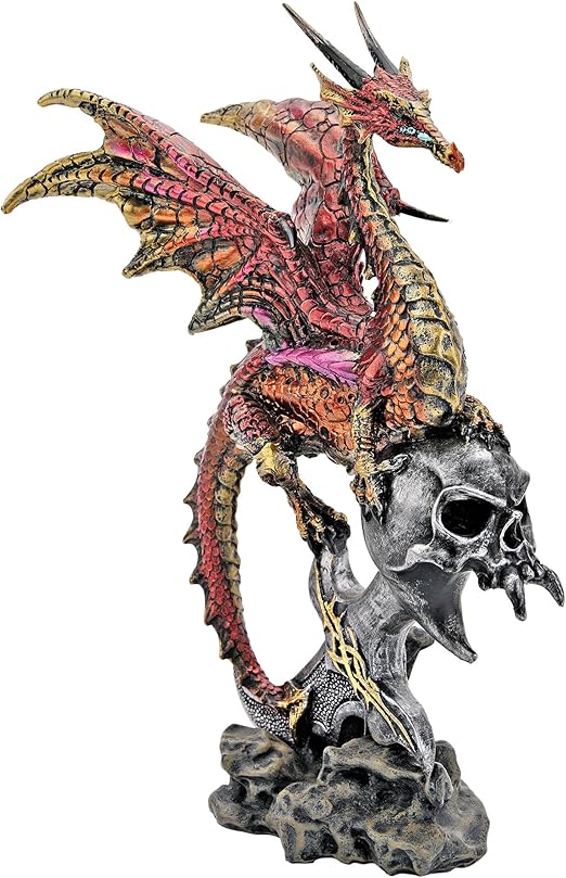 Figurine Dragons Les Gardiens Du Ciel Design Toscano QS293043 Statue du Dragon Zazookie Seigneur du Ciel