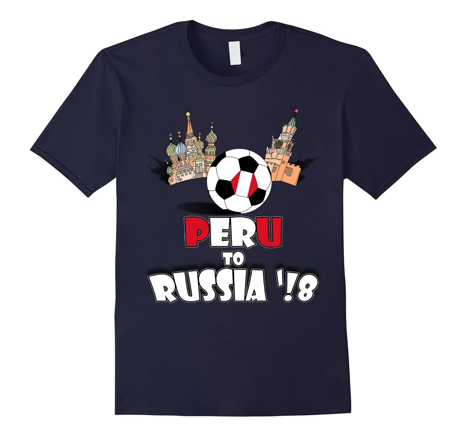 Peru National Soccer Team to 2018 Cup T-Shirt-ANZ