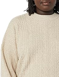 Amazon Essentials Women's Soft-Touch Modern Cable
