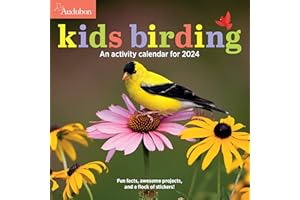 Audubon Kids Birding Wall Calendar 2024: An Activity Calendar for 2024