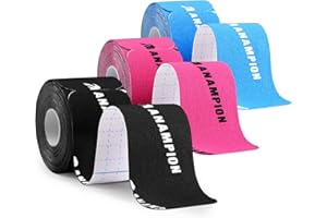 Kinesiology Tape Precut 60 Precut Strips Waterproof Sports & Athletic tape for Athletes - Physio Elastic Sports Tape Pain Rel