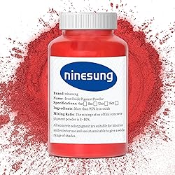 Ninesung Red Pigment Powder, Red Iron Oxide
