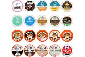 Perfect Samplers Tea Pods, Cider, Hot Chocolate, Cappuccino & Coffee Pods Variety Pack, Single Serve Coffee & K Pod Variety P