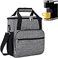 COVERQUE Coffee Maker Carring Bag for Keurig K-Mini/K-Mini Plus, Storage Tote Case for Travel, Grey