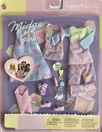 midge and baby happy family