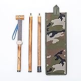 FOREST PILOT 3 Pieces Detachable Hardwood Walking