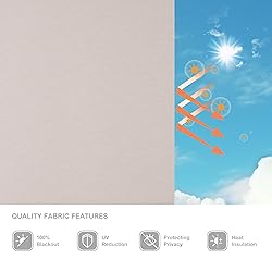Boolegon Blackout Roller Shades for