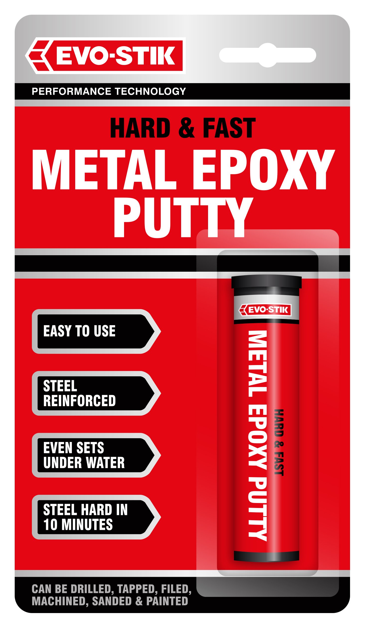 2 x EvoStik Hard and Fast Metal Epoxy Putty 50g Buy Online in United