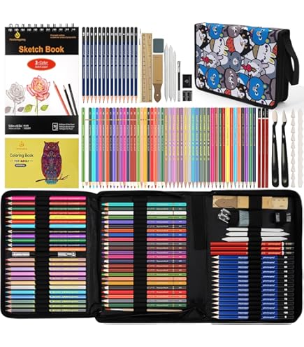 クレタカラー　Cretacolor Teachers' Choice Amazon.com: CRETACOLOR Teacher's Choice Drawing Set, Multi