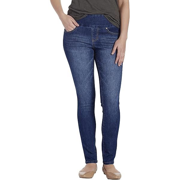 Jag Jeans Women's Maya Skinny Pull-On Crop Jeans – Stretchy Denim With Contour Waistband